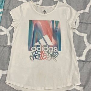 Girls adidas tshirt large 14